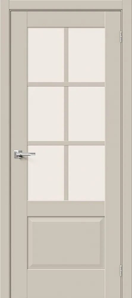 Фото Межкомнатная дверь Прима-13.0.1 Cream Silkwood BR5960